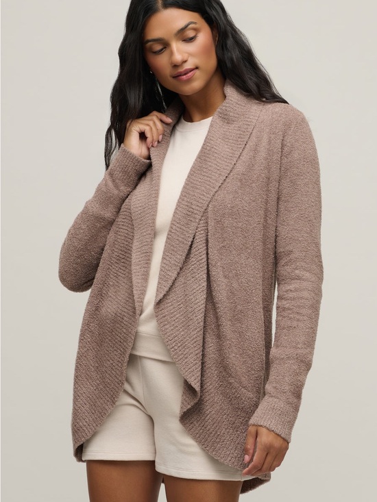 Barefoot Dreams Sweaters - Barefoot Dreams CozyChic Lite Circle Cardi Sable Size Small